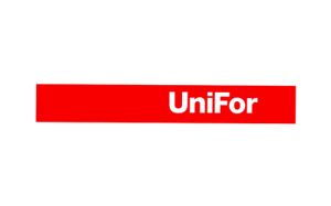 Logo di UniFor. Un rettangolo orizzontale rosso con la scritta