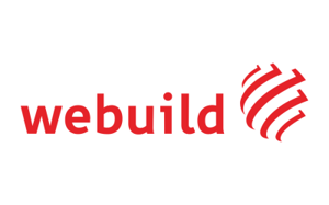 Logo di Webuild. La parola